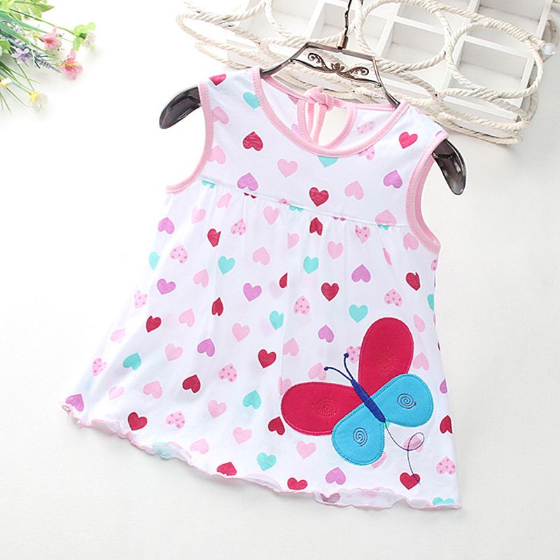 Cartoon Pattern Baby Girl Dress Soft Cotton Summer Baby Dress Casual Loose O-neck Infant Girl Dresses 7 Colors Cartoon Pattern Baby Girl Dress Soft Cotton Summer Baby Dress Casual Loose O-neck Infant Girl Dresses 7 Colors