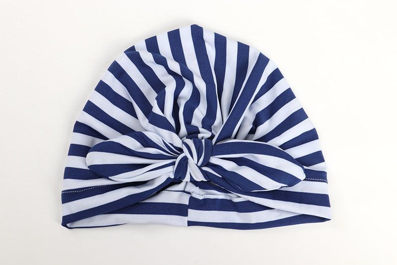 Fashion Striped Baby Hat with Bow Multicolor Elastic Infant Baby Beanie Beach Turban Cap Accessories Fashion Striped Baby Hat with Bow Multicolor Elastic Infant Baby Beanie Beach Turban Cap Accessories