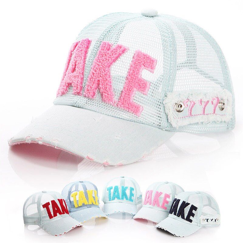 Summer Baby Hat for Boy Mesh Adjustable Children Baseball Cap Kids Denim Baby Cap for Girls Sun Hats for 2-5 Years Summer Baby Hat for Boy Mesh Adjustable Children Baseball Cap Kids Denim Baby Cap for Girls Sun Hats for 2-5 Years