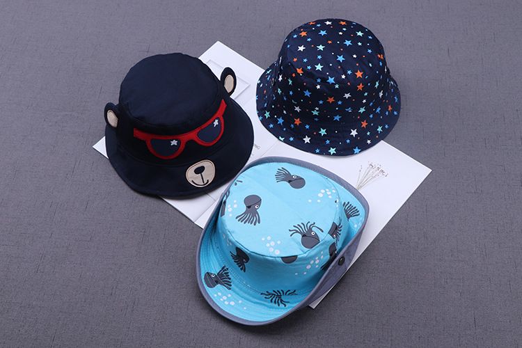Cartoon Baby Hat Summer Autumn Cotton Baby Sun Hat Unisex Spring Bucket Cap Kids Accessories Children Hats for Girls Boys 1 PC Cartoon Baby Hat Summer Autumn Cotton Baby Sun Hat Unisex Spring Bucket Cap Kids Accessories Children Hats for Girls Boys 1 PC