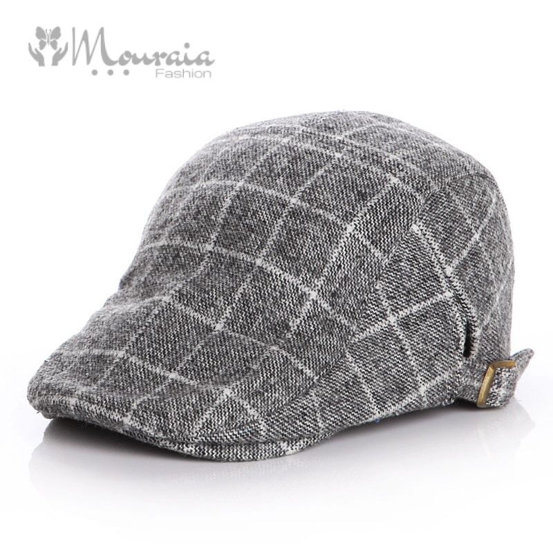 Woolen Baby Hat Winter Plaid Kids Cap Classic Baby Boy Hat Accessories Beret Hats for Babies Woolen Baby Hat Winter Plaid Kids Cap Classic Baby Boy Hat Accessories Beret Hats for Babies