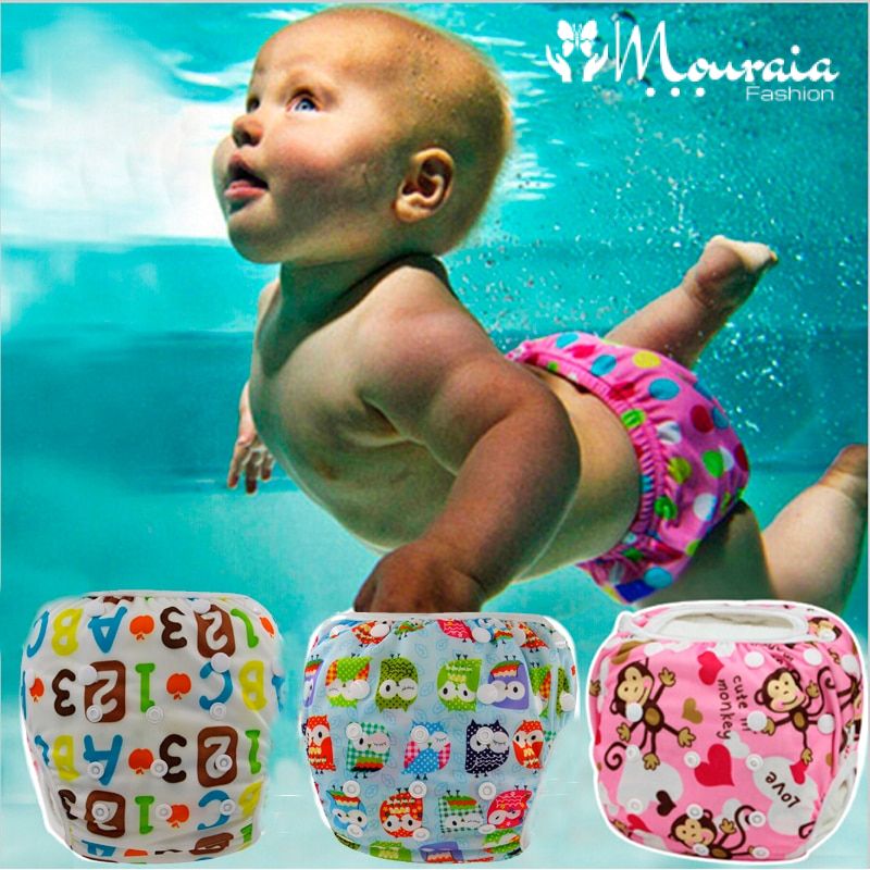 Baby's Animal Printed Swim Diaper