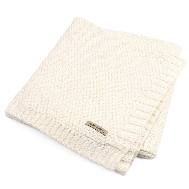 High Quality Super Soft Knitted Baby Blanket