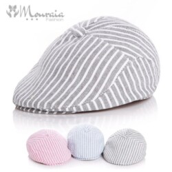 Vintage Cotton Linen Beret Hat for Kids